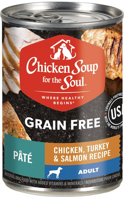 Chicken Soup for the Soul GF Chicken, Turkey and Salmon dog (12.5oz)