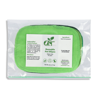 4-ALL PETS REUSABLE PET WIPES *Wipes ONLY*